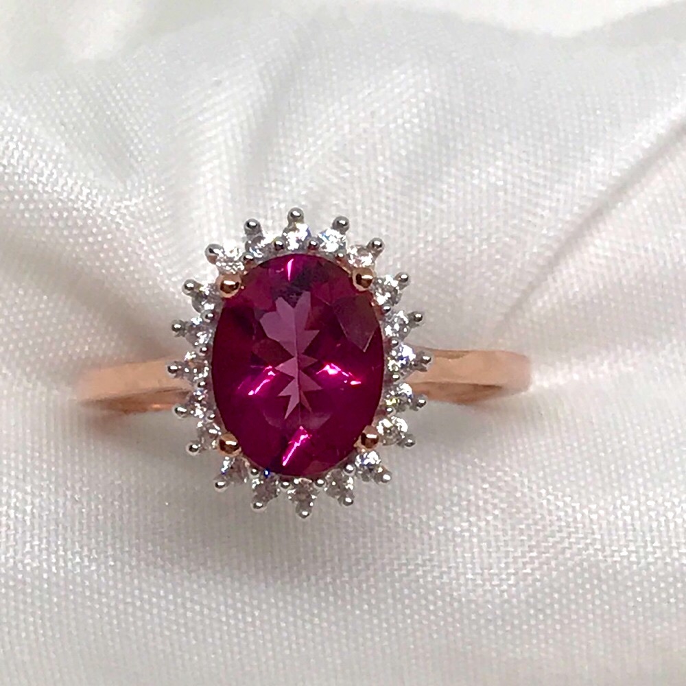 🌹Pink Petalite Ring